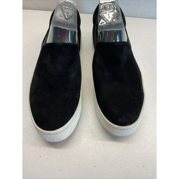 Vince Platform‎ Loafers Sneakers Shoes Womens Size 7US 37EU Black RET$250 - Picture 5 of 11